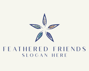 Avian Feather Wellness logo design