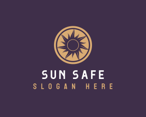 Resort Sun Beach logo design