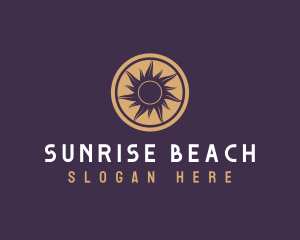 Resort Sun Beach logo design