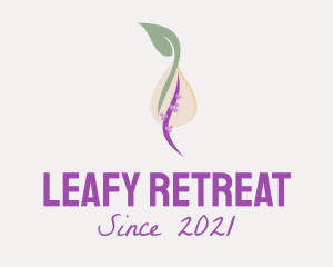 Lavender Extract Oil  logo design