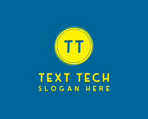 Kiddie Text Lettermark logo design