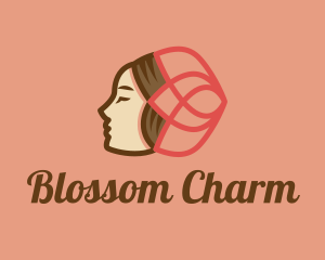 Female Beauty Blossom logo design