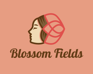 Female Beauty Blossom logo design