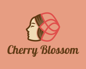 Female Beauty Blossom logo design