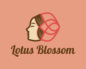 Female Beauty Blossom logo design