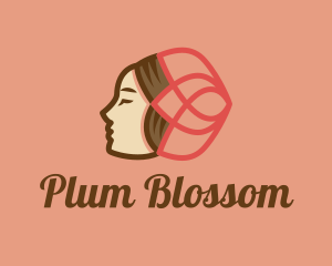 Female Beauty Blossom logo design