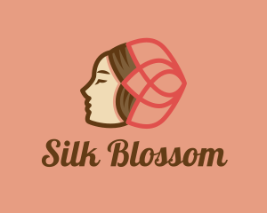 Female Beauty Blossom logo design