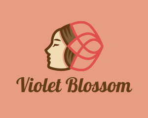 Female Beauty Blossom logo design