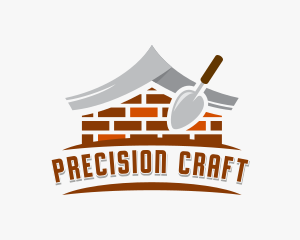 Brick Trowel Masonry logo design