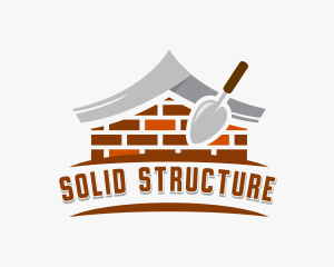 Brick Trowel Masonry logo design