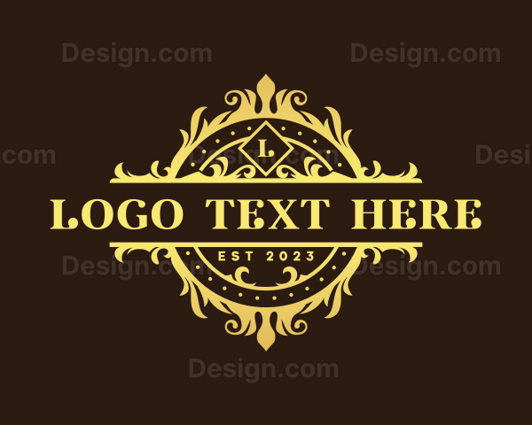 Elegant Ornamental Crest Logo