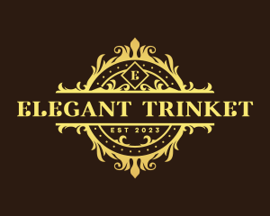 Elegant Ornamental Crest logo design