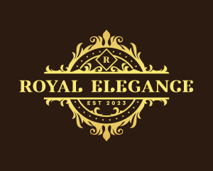 Elegant Ornamental Crest logo design