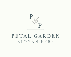 Aesthetic Botanical Leaves logo design