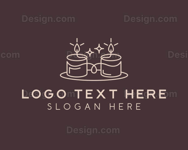 Artisanal Candle Decoration Logo