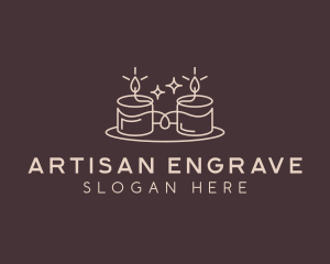 Artisanal Candle Decoration logo design