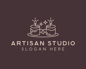 Artisanal Candle Decoration logo design