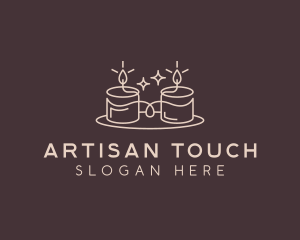 Artisanal Candle Decoration logo design