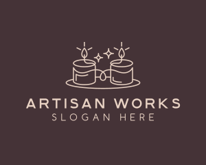 Artisanal Candle Decoration logo design