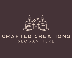 Artisanal Candle Decoration logo design