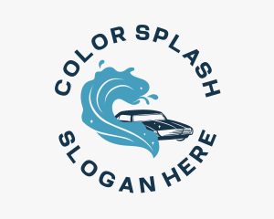 Car Wash Splash logo design