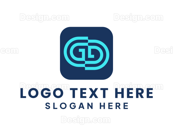 Mobile Application Letter G Logo