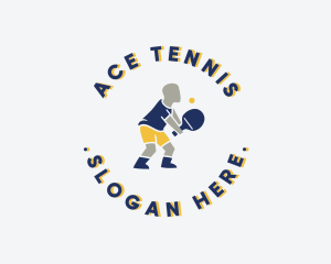Table Tennis Athlete  logo