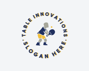 Table Tennis Athlete  logo