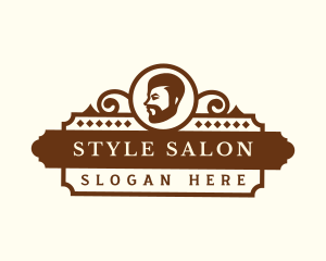 Haircut Barber Grooming logo design