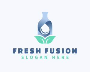 Distilled Water Bottle logo