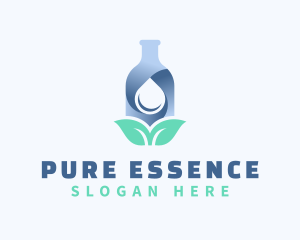 Distilled Water Bottle logo design