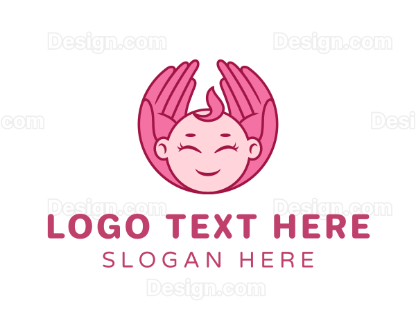 Newborn Baby Girl Logo