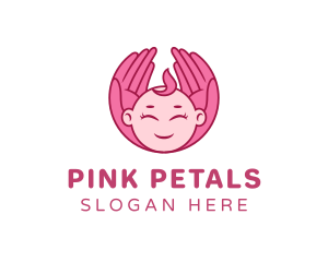 Newborn Baby Girl logo design