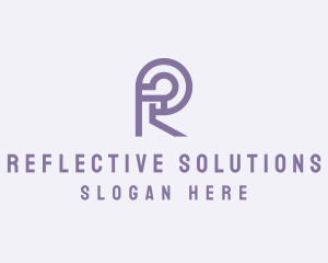 Modern Digital Tech Letter R logo design