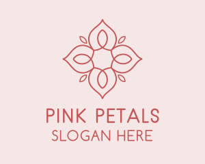 Flower Cosmetics Spa  logo design