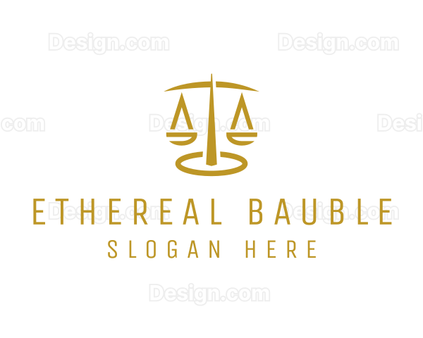 Law Firm Justice Logo