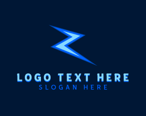 Zeus Lightning Letter Z logo