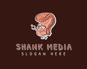 Pork Meat Food logo