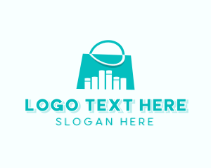 Marketplace - Library Book Bag logo design