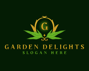 Willow Leaf Garden logo design