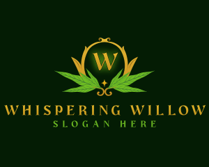 Willow Leaf Garden logo design