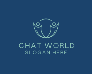 Human World Networking logo design