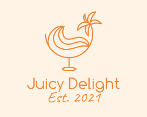 Summer Wave Juice logo design