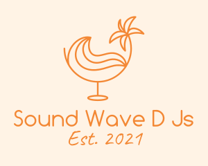 Summer Wave Juice logo design