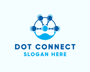 Blue People Connection logo design