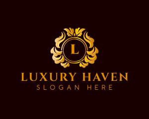 Luxury Ornament Crest logo design