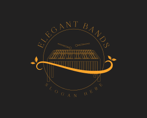 Elegant Percussion Marimba logo design