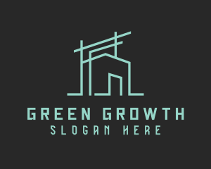 Green House Architect logo design