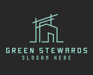 Green House Architect logo design