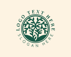 Botanical Eco Tree  logo